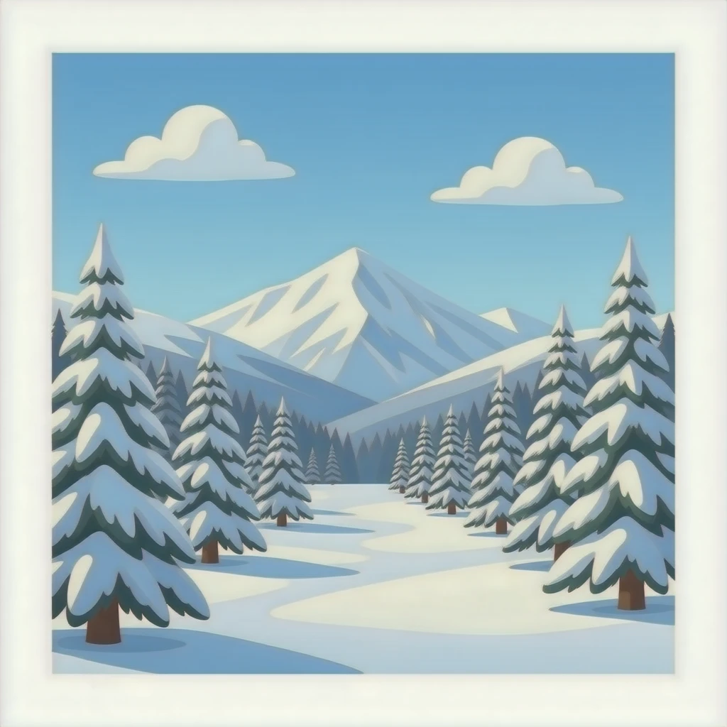 Snow emoji