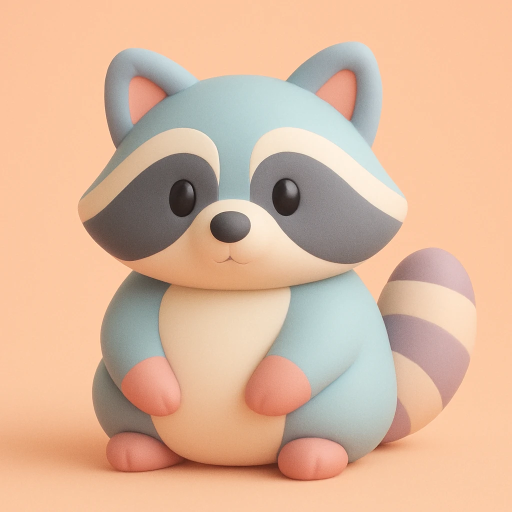 Raccoon emoji