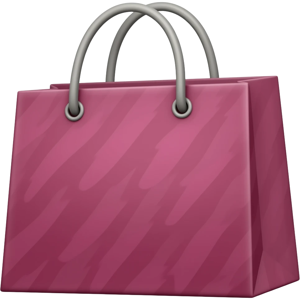maroon shopping bag emoji