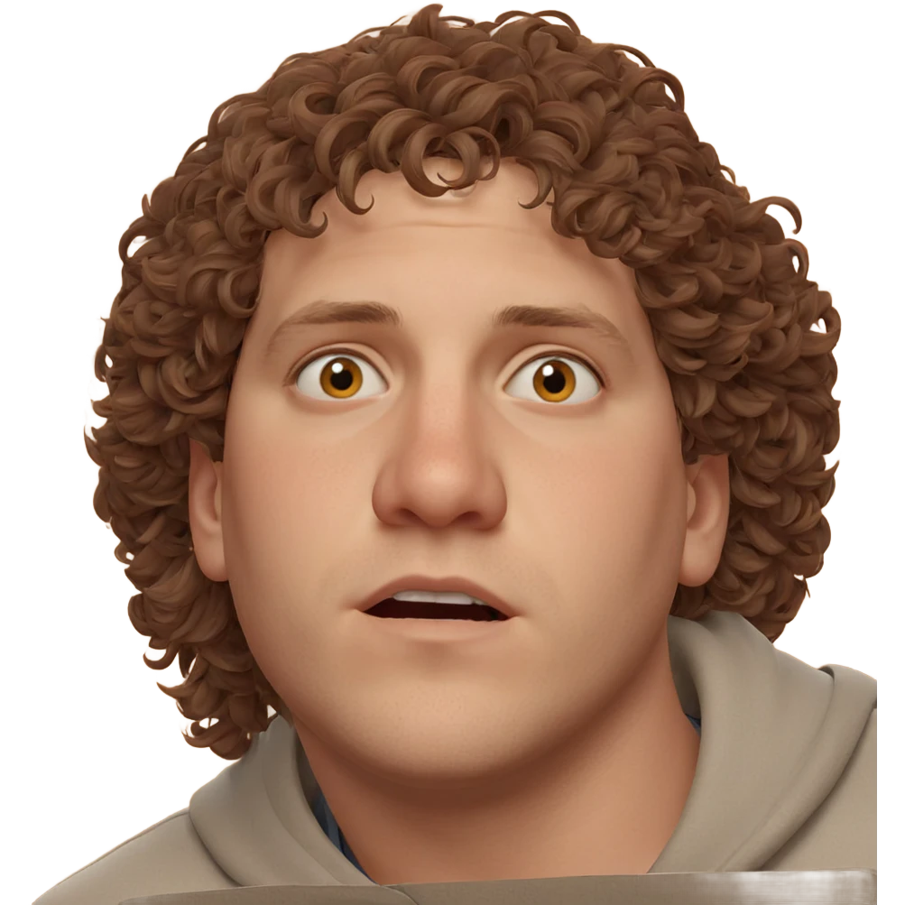 portrait of a focused boy emoji