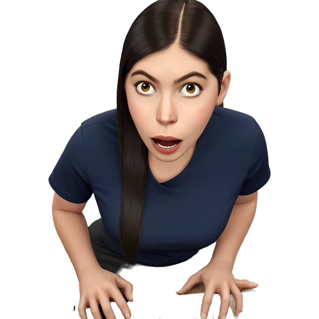 girl in office chair emoji