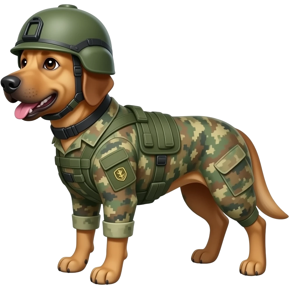 dog solider emoji