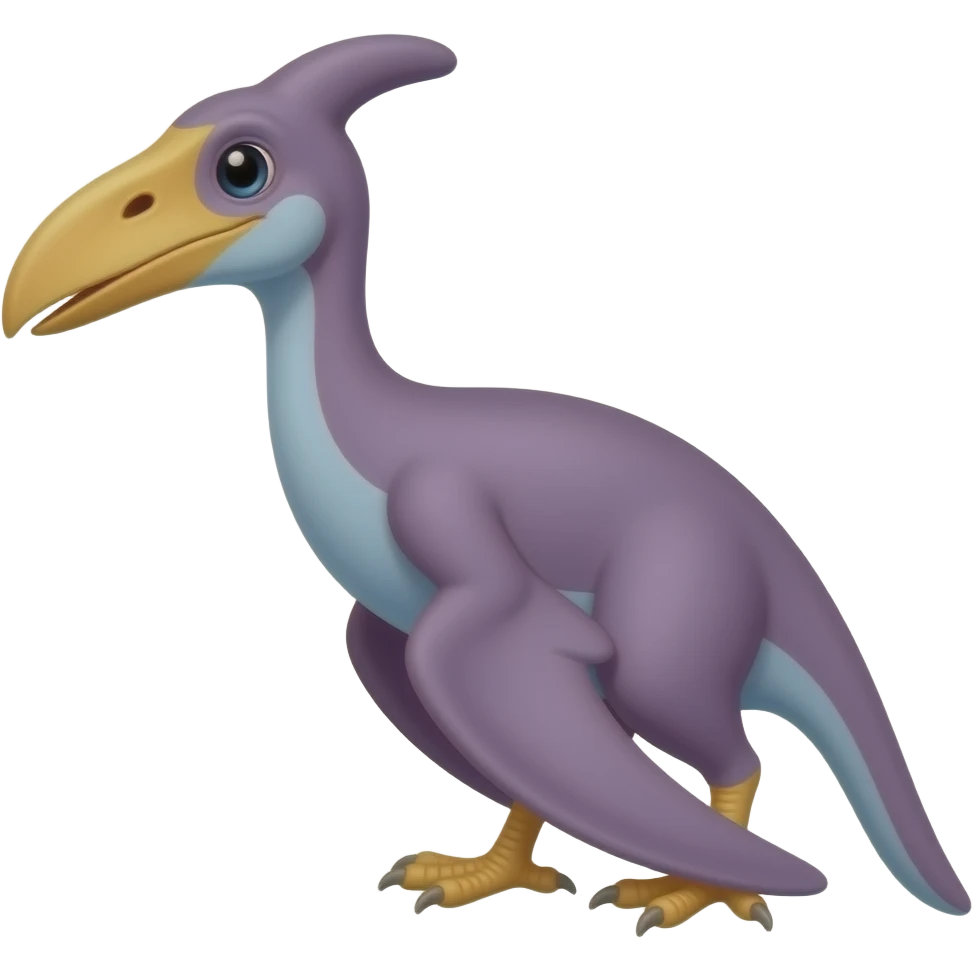 I won't oregnal purpule Pterodactyl emoji 2018 emoji
