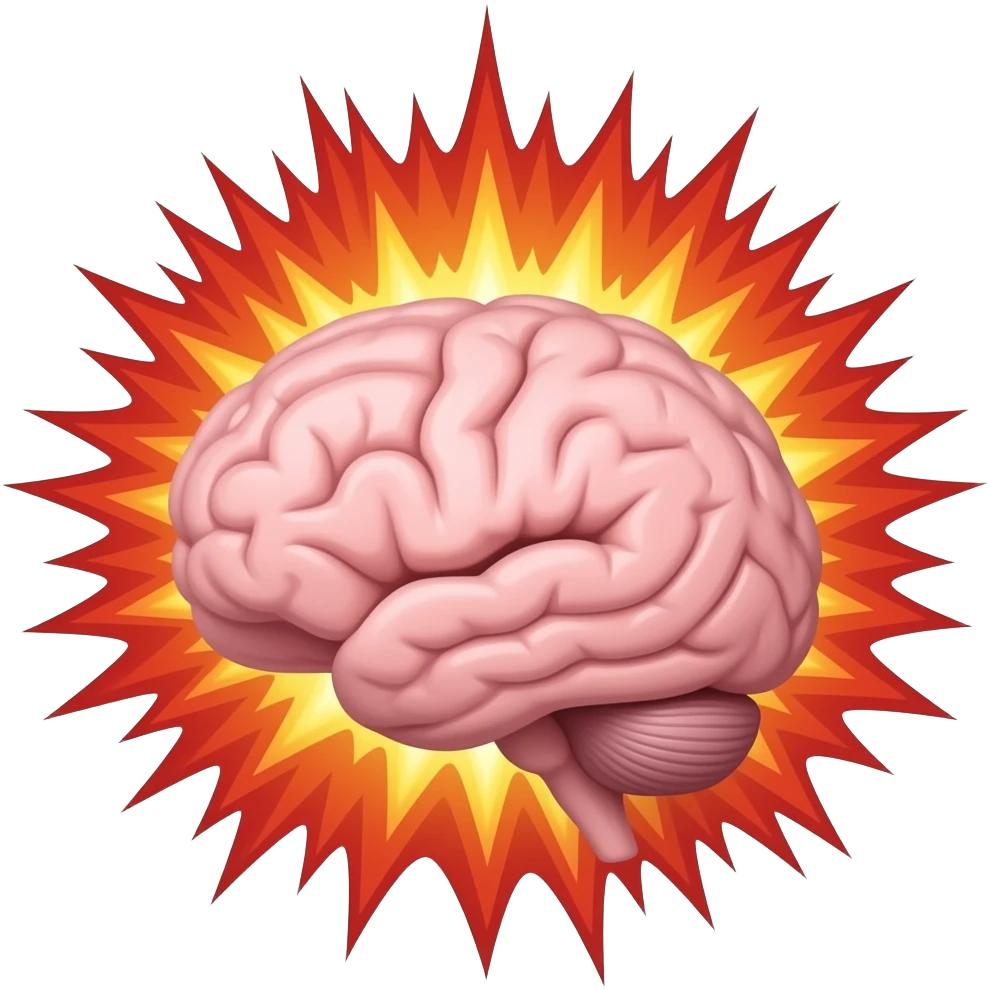 Mente explodino emoji