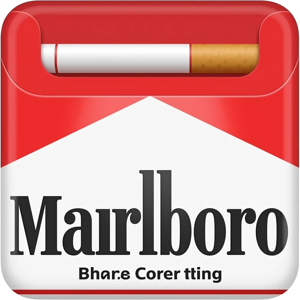 Marlboro cigarette emoji