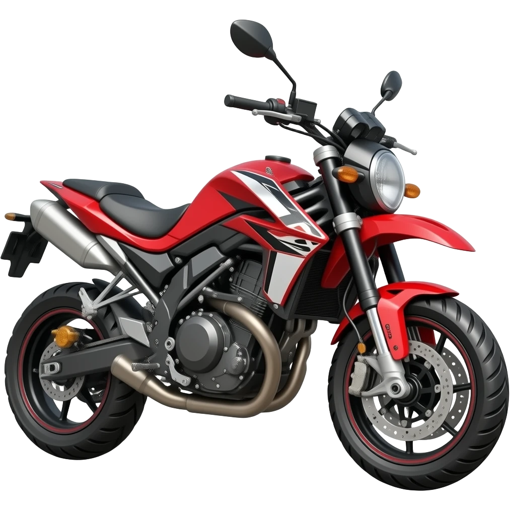 trail motorbike red emoji