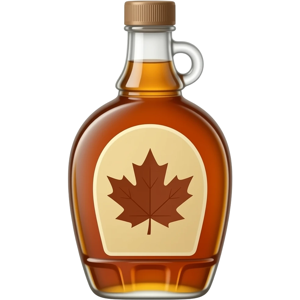 Maple syrup bottle emoji