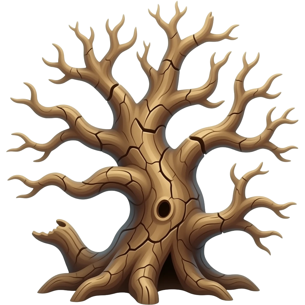 kaputter vertrockneter baum emoji