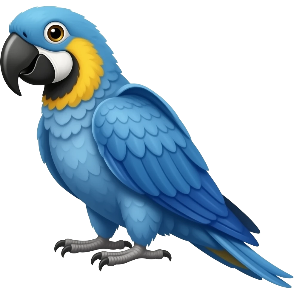 Arara azul emoji