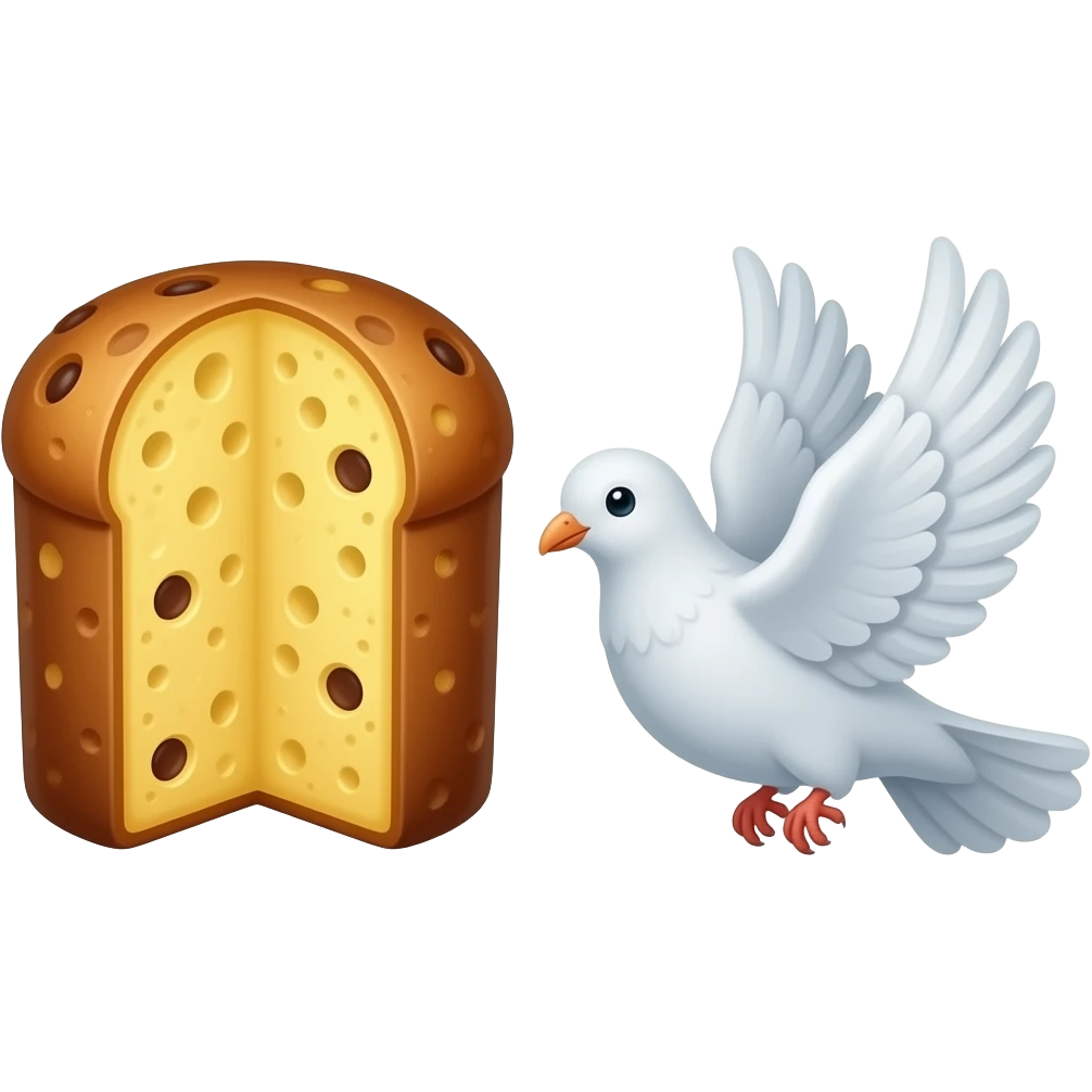panettone columba emoji
