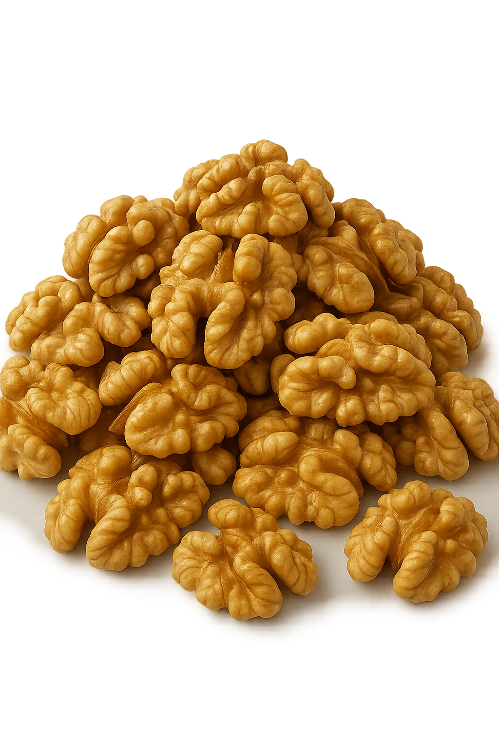 montagna di noci sbucciate, iperrealistici 4k emoji