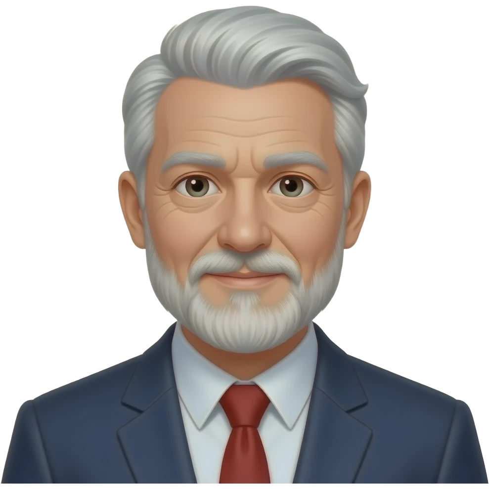 Este hombre guapo parece Un Anciano. emoji