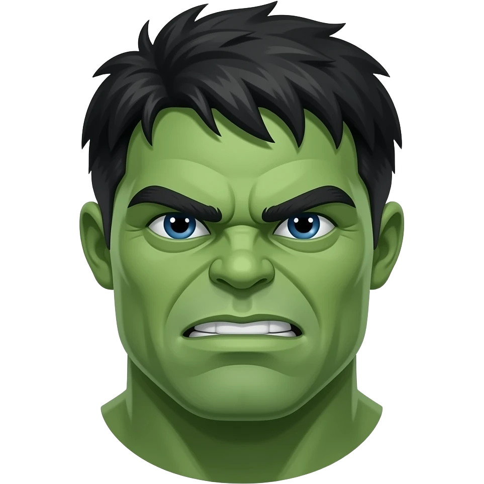 Hulk from Heroes and Villains emoji