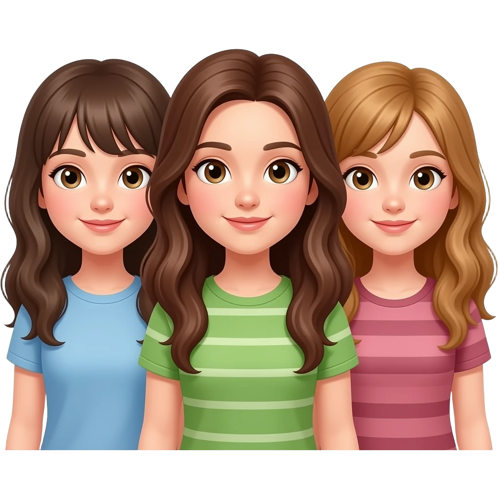 Chava con sus amigas emoji