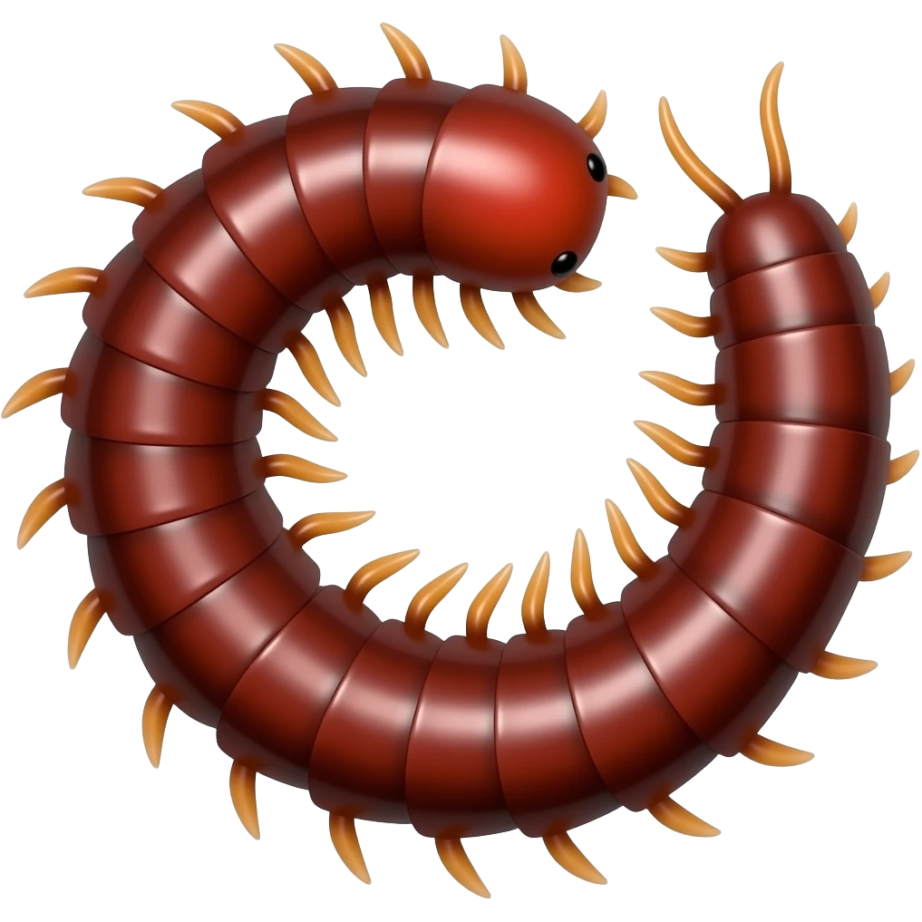 red Centipede emoji
