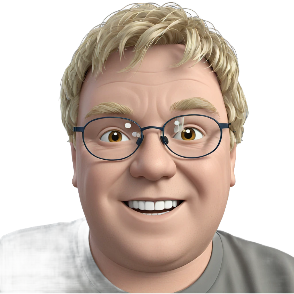 smiling boy with glasses emoji