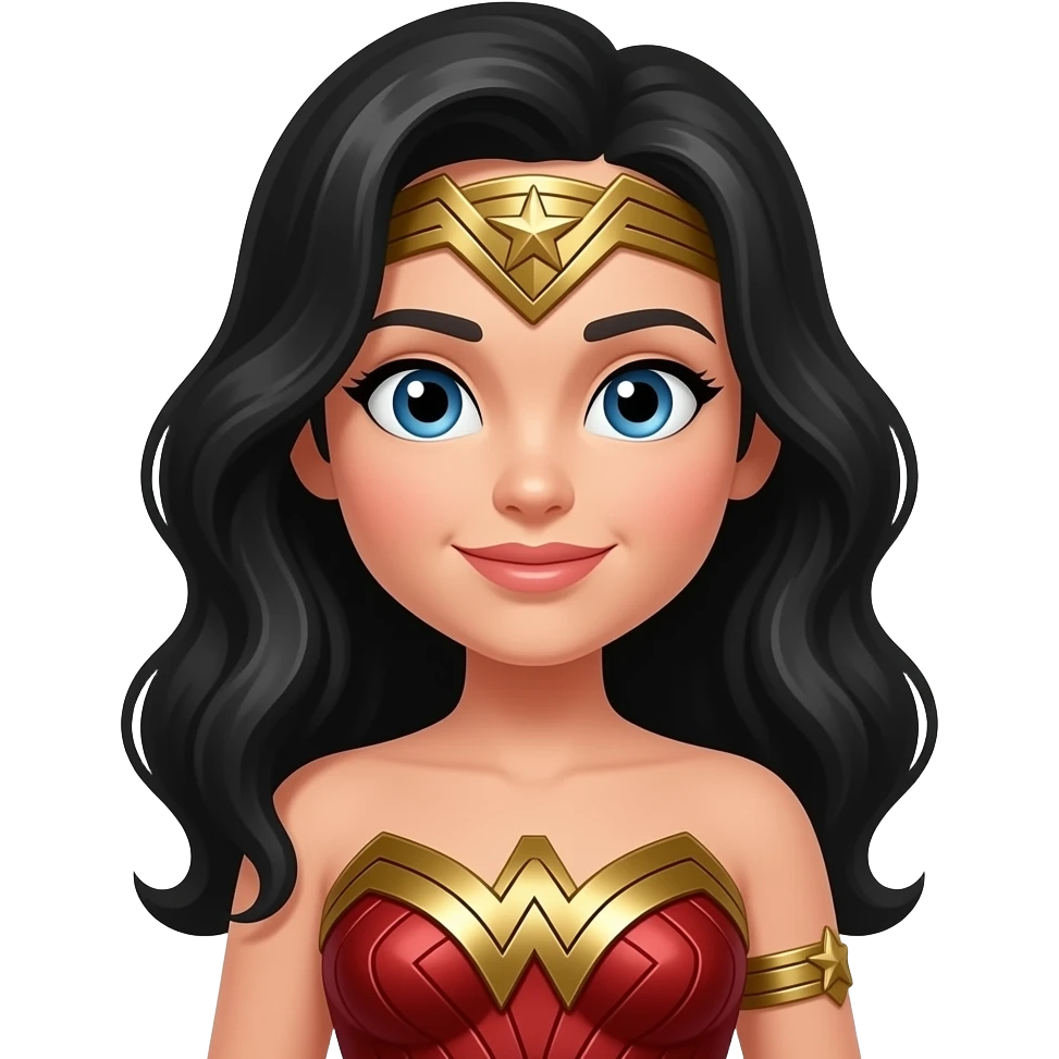 Create an emoji of wonder woman emoji