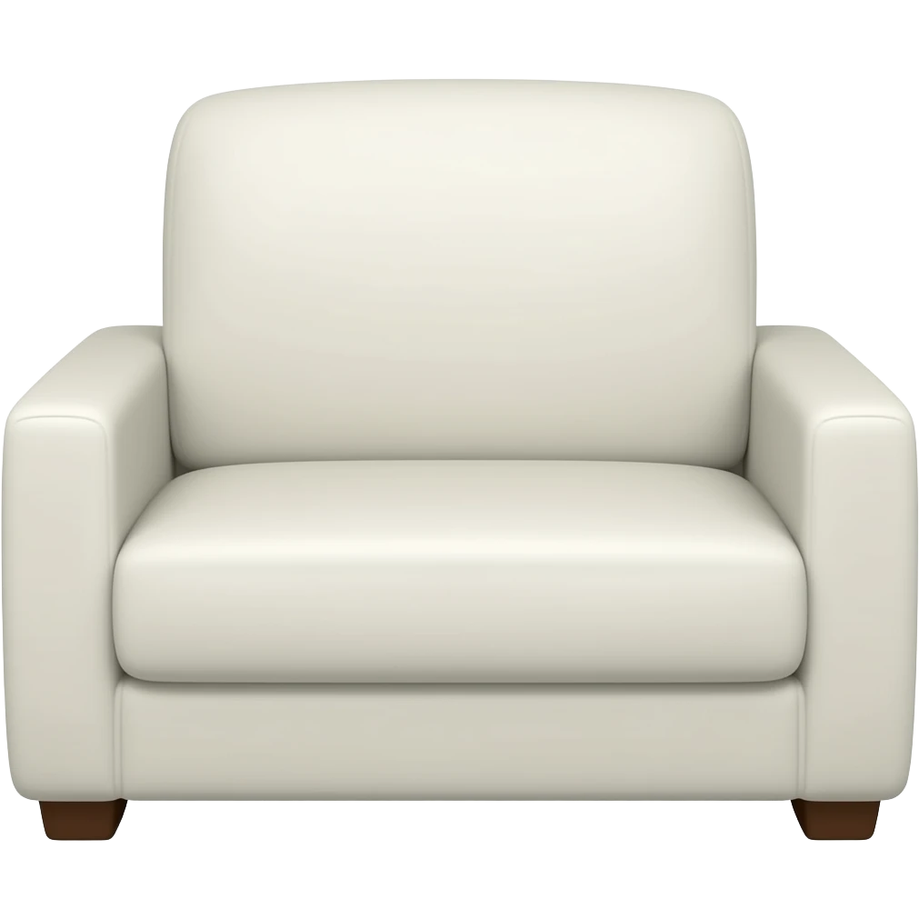 Comfy white couch emoji