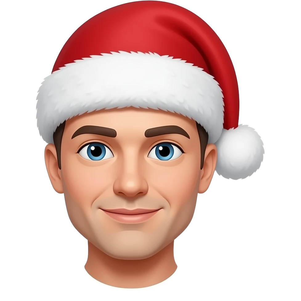 man with Santa Hats emoji