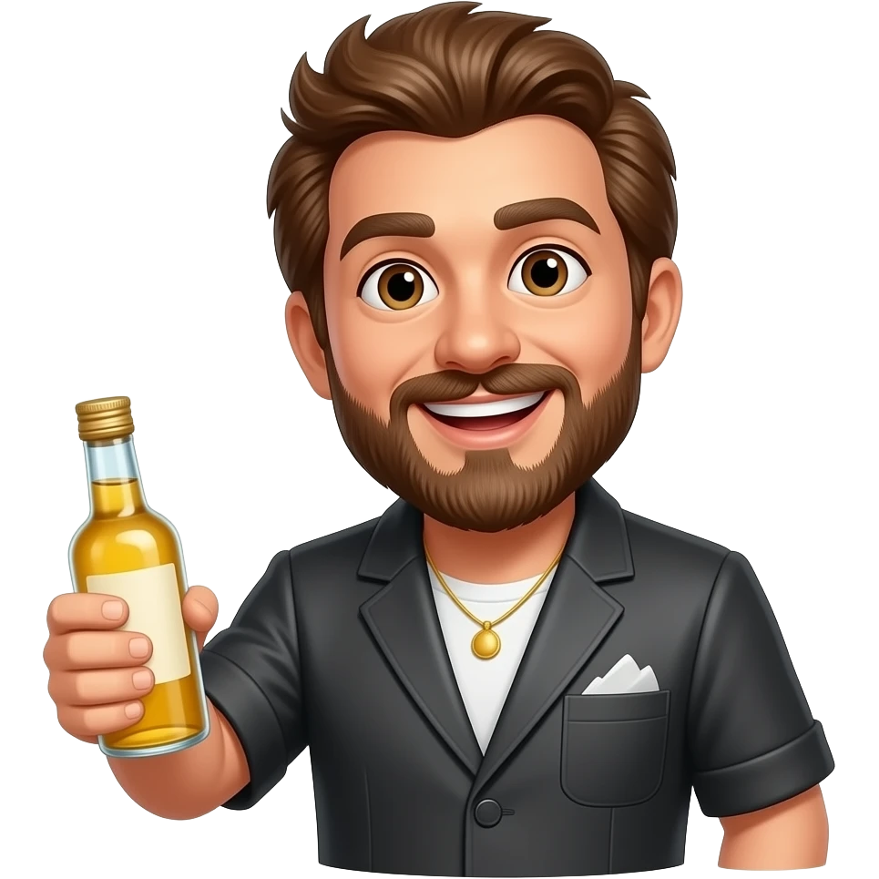 Kkk holding tequila emoji