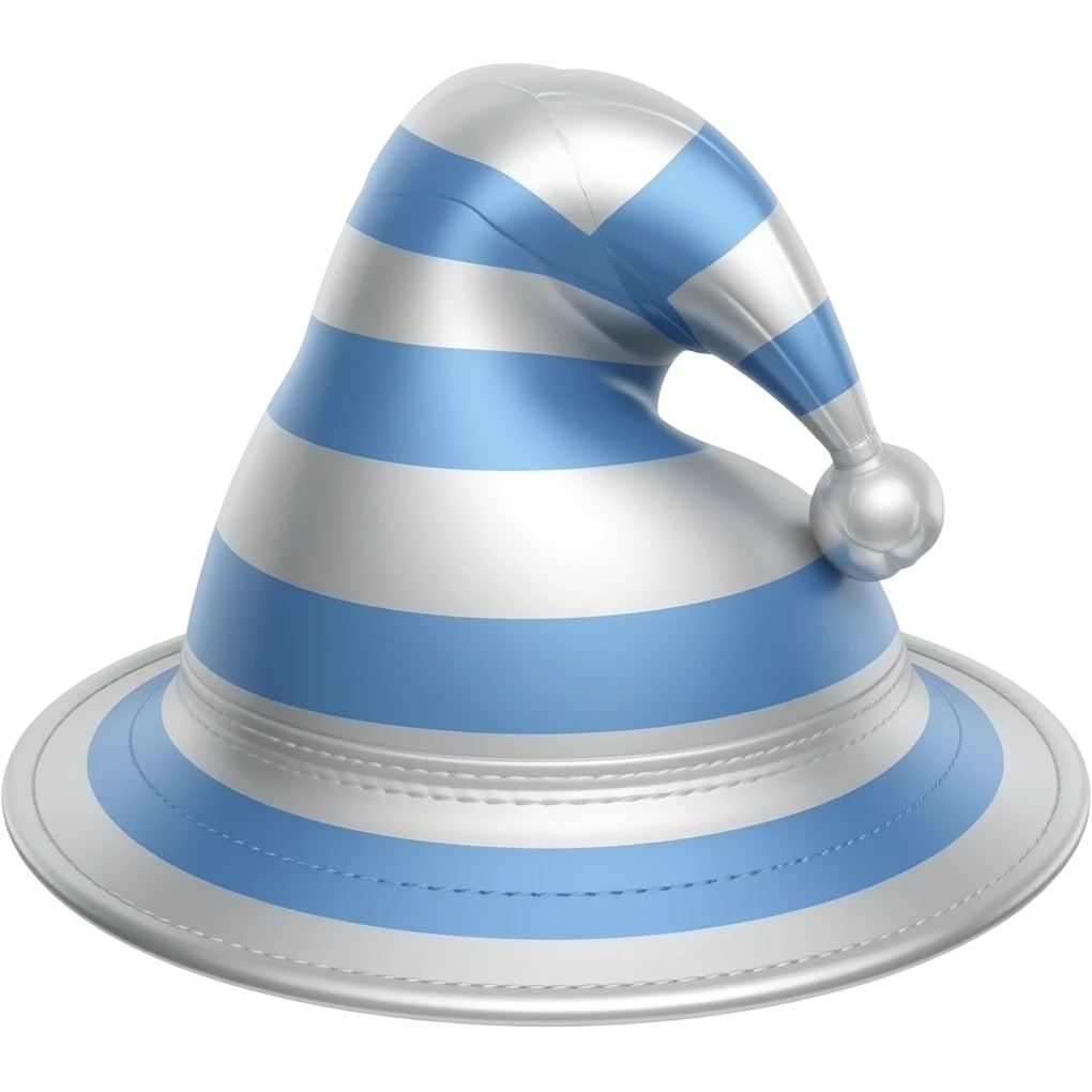 Tin foil conspiracy theory hat emoji