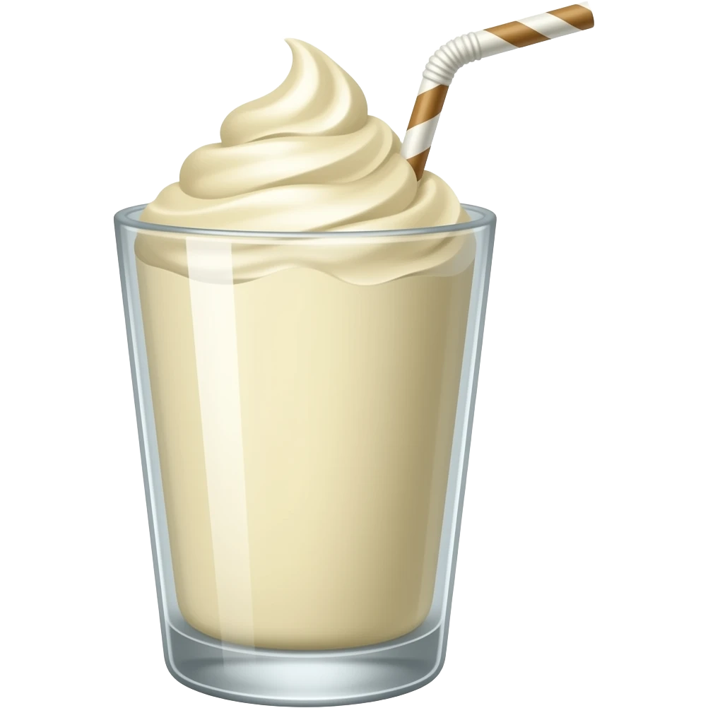 Vanilla Milkshakes emoji