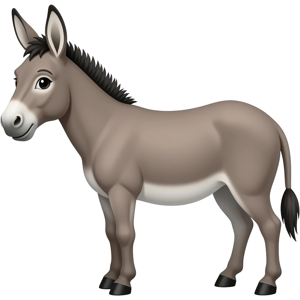 Cartoon mule emoji