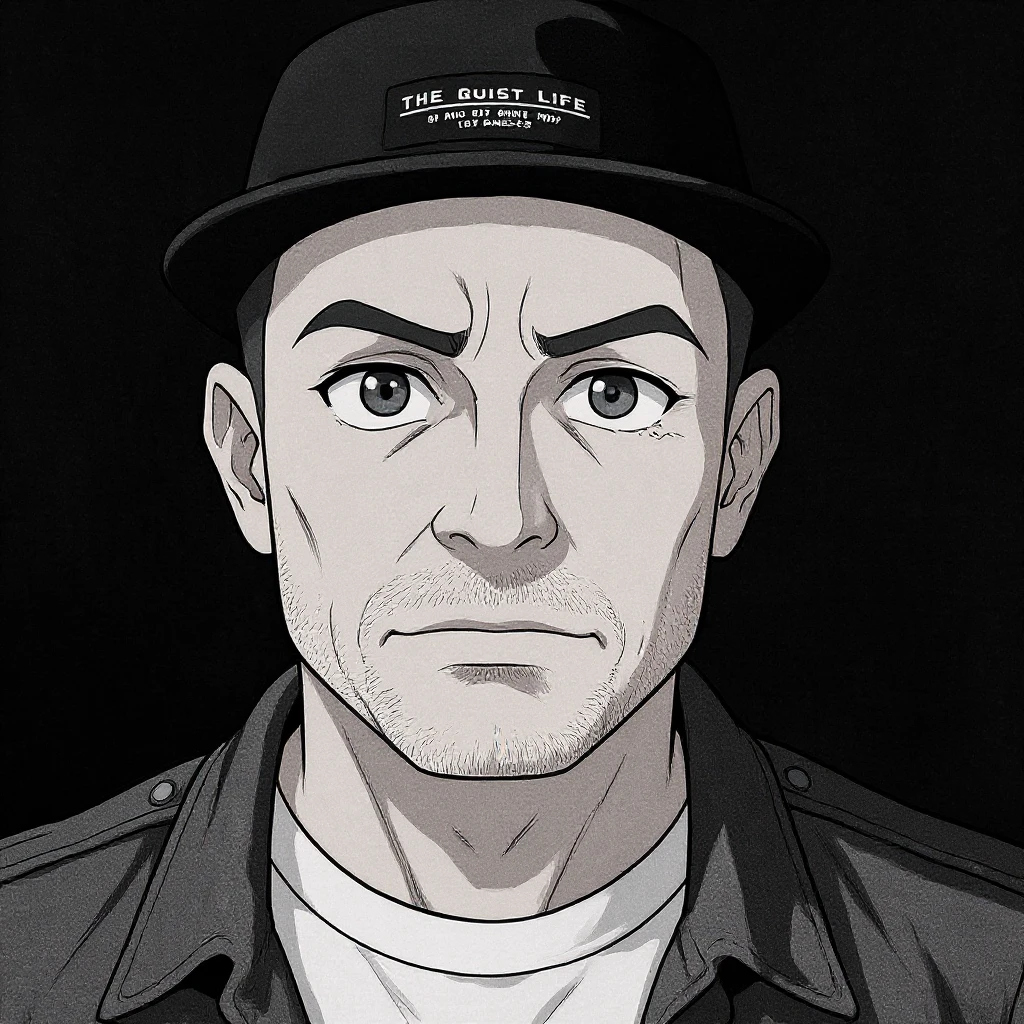 Remake this headshot in an anime style. emoji