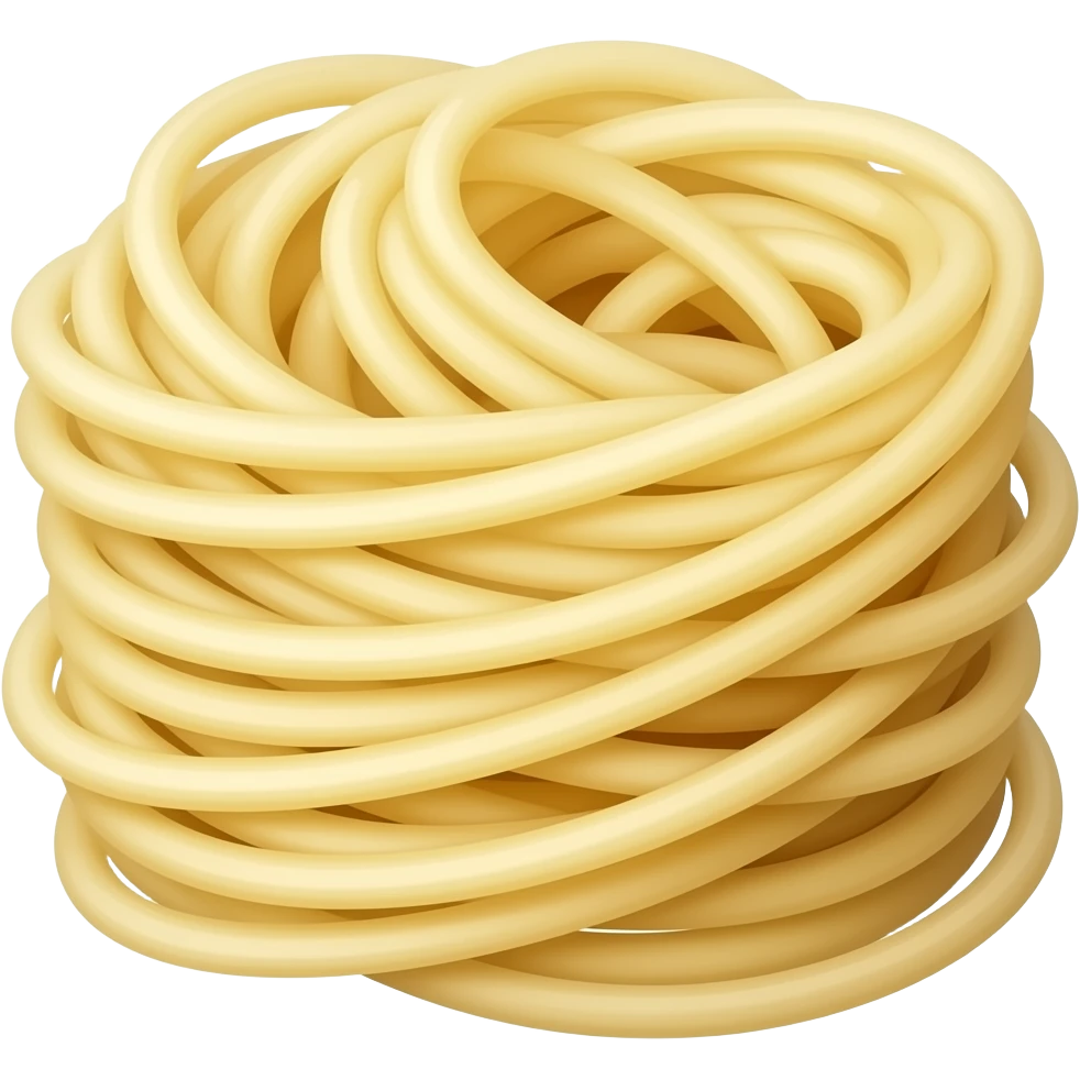 white pasta emoji
