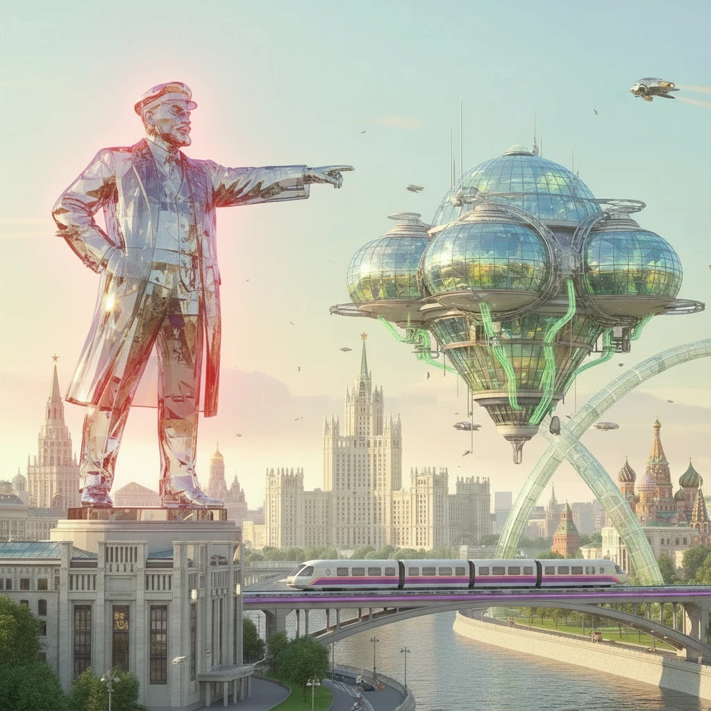 Добавь красную подсветку фигуре Ленина

Остальное оставь без изменений emoji