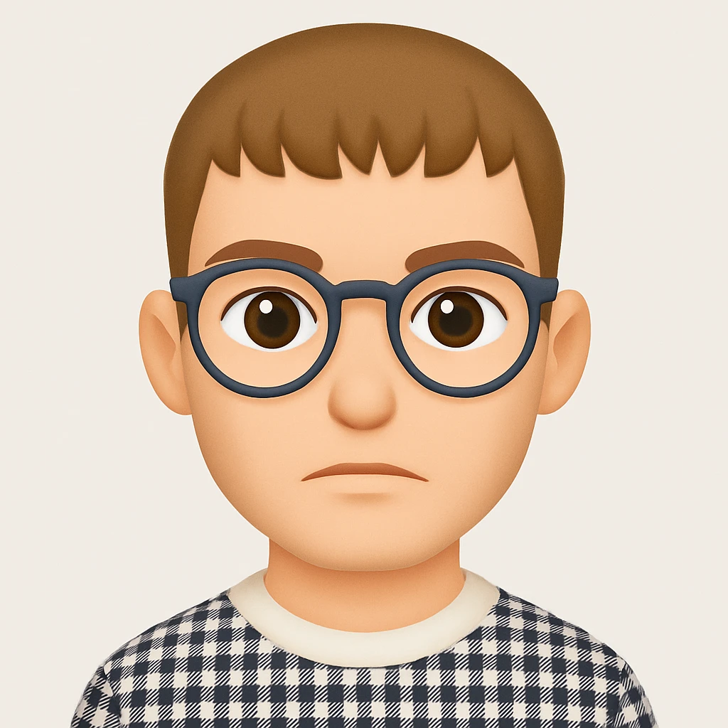 turn the second man in emoji style of the 1st image, match the facial features and clothes  emoji