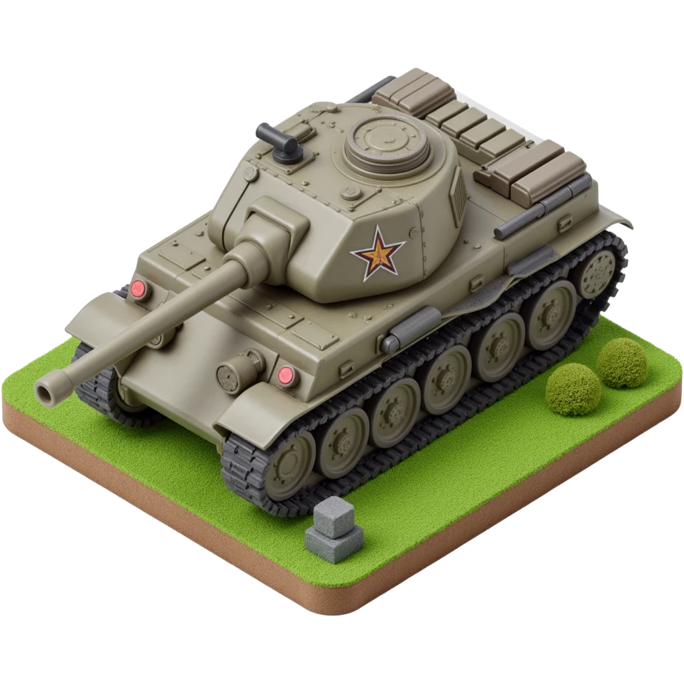 fighter next to a tank
 emoji