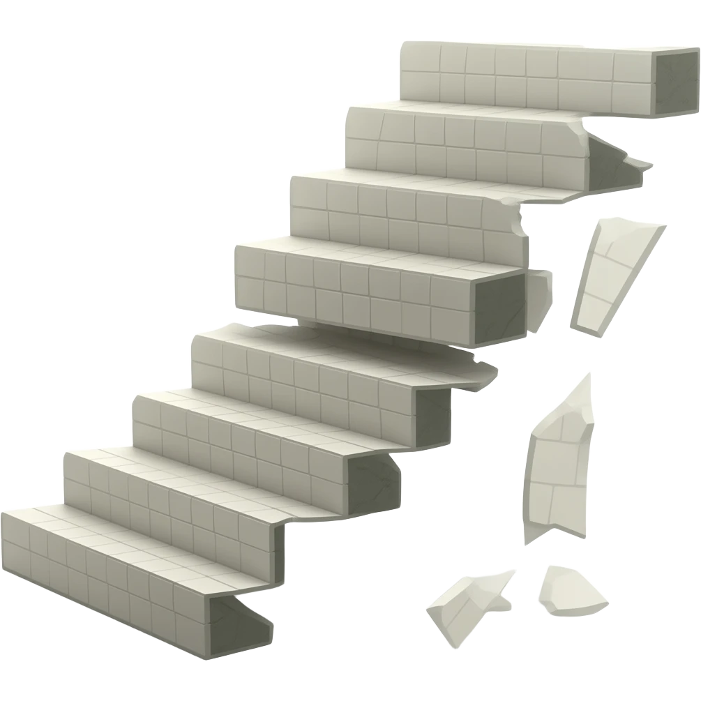 broken staircase emoji