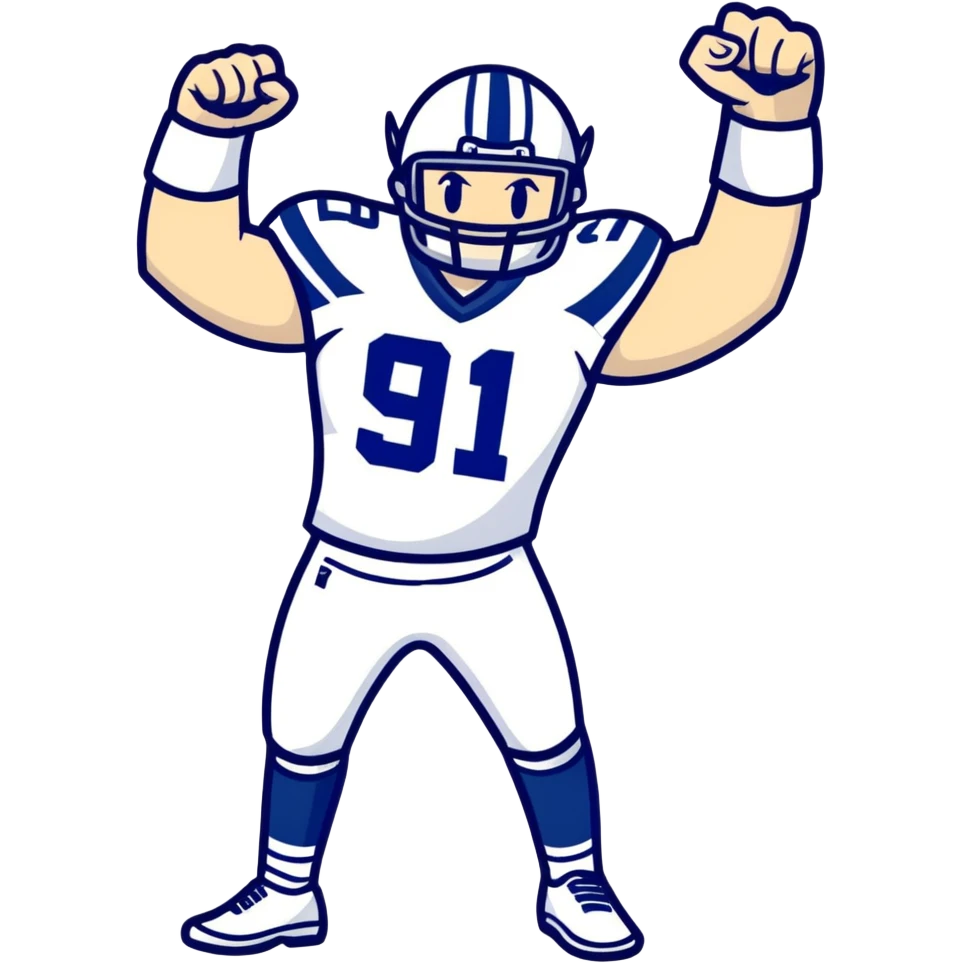 Dallas cowboys fist pump  emoji