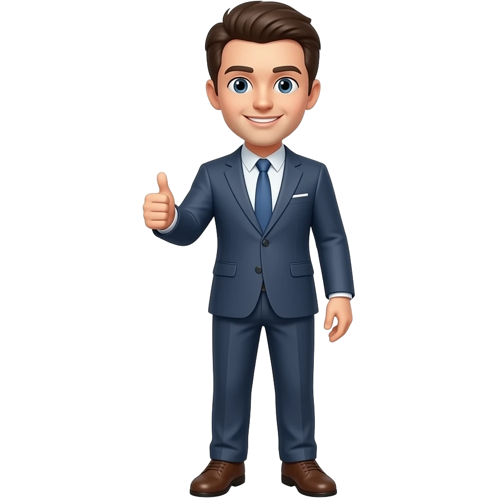 Person with a thumbs-up, full boddy emoji