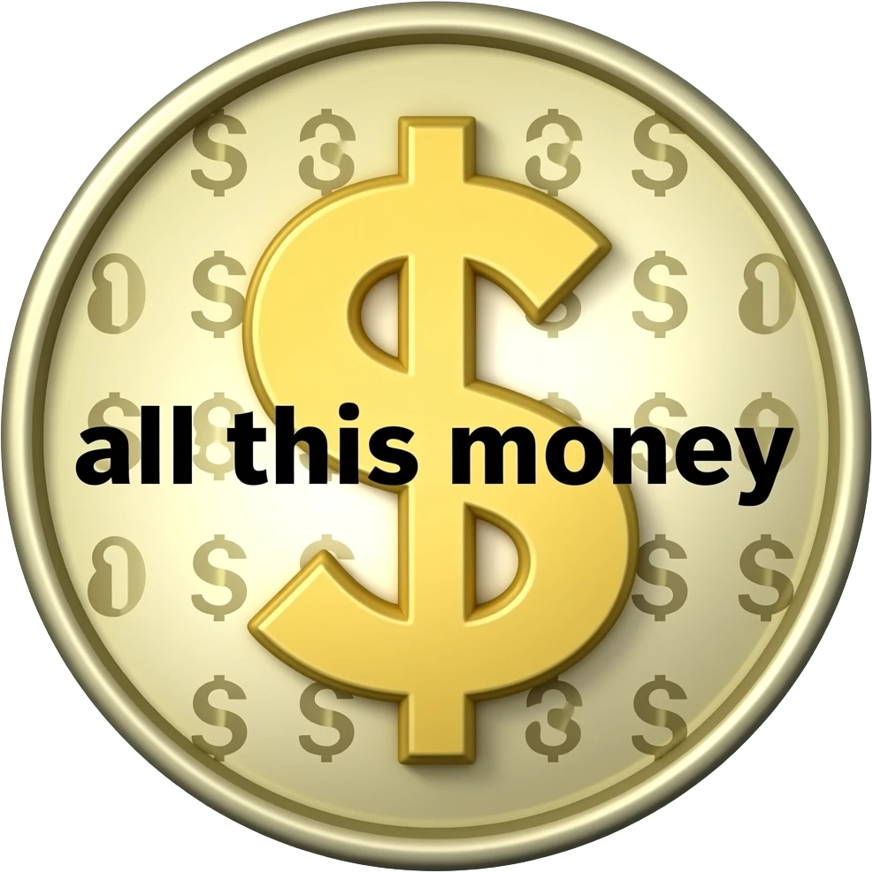 crea un emoji con i soldi dicendo tutti sti soldi e aggiungici molte i emoji