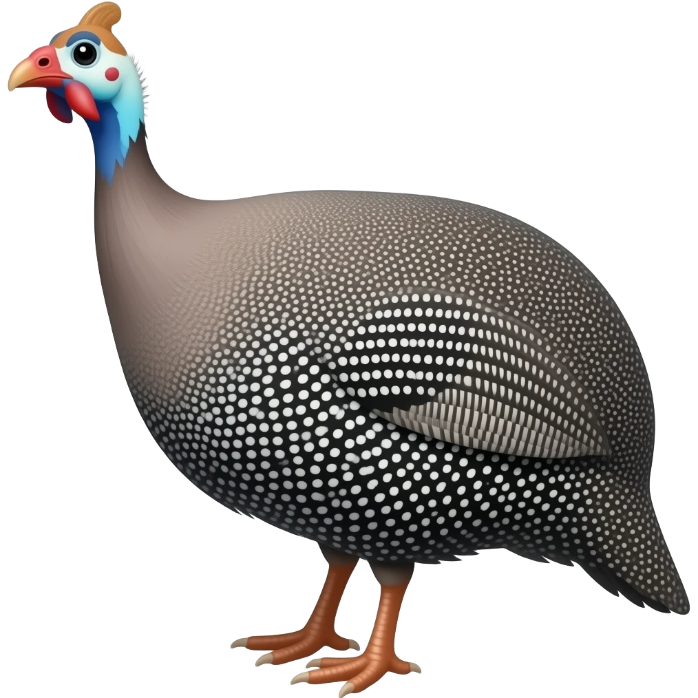 Guinea fowl emoji