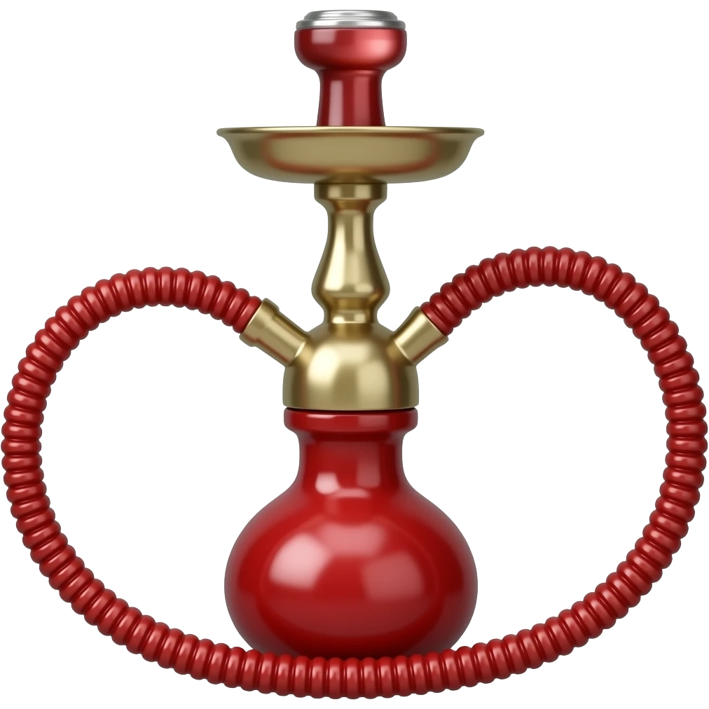 hookah red emoji
