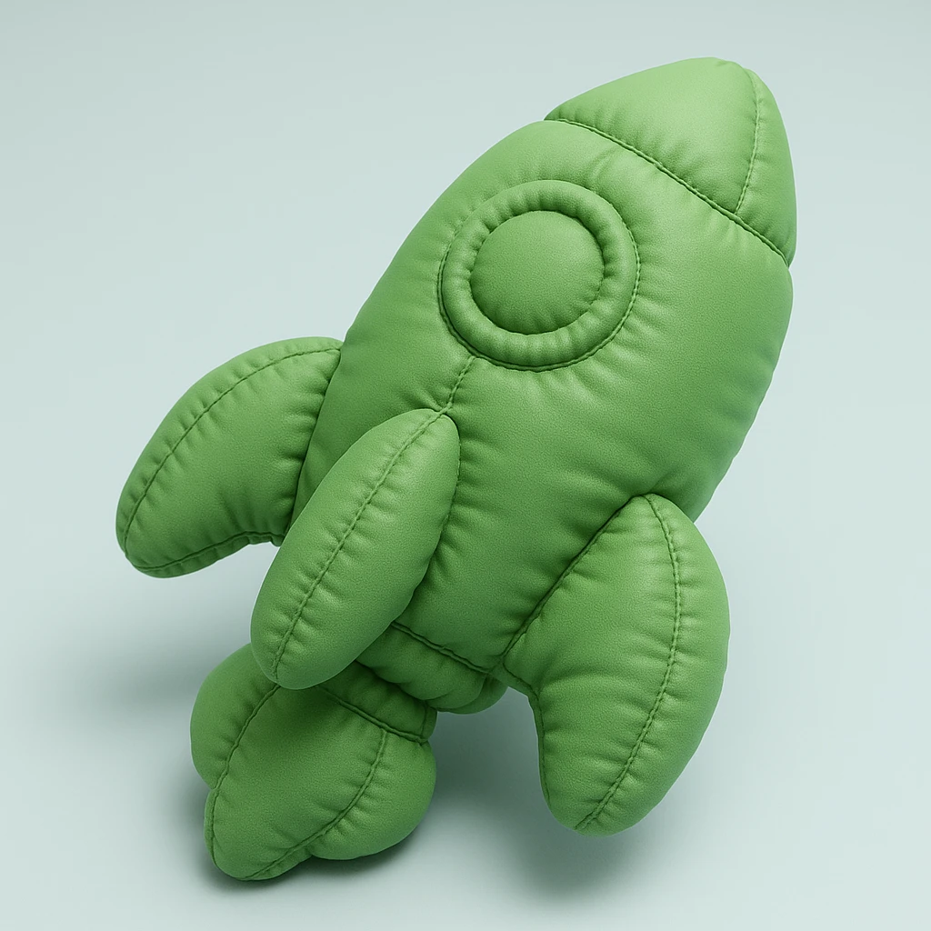 green rocket emoji