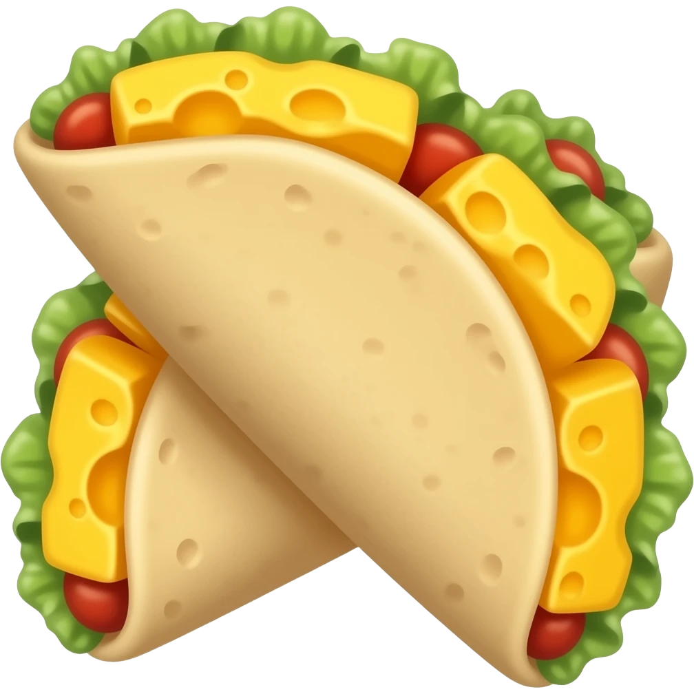 Pupusas de queso emoji