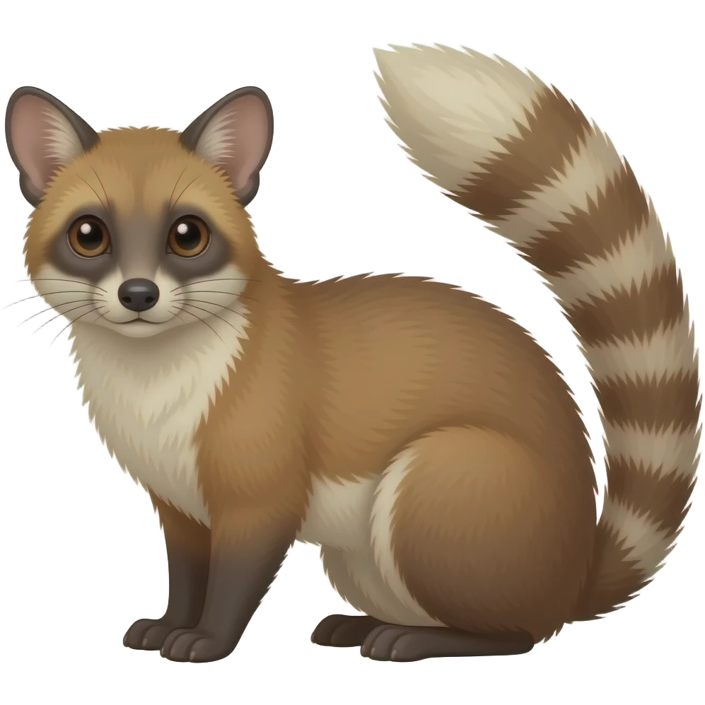 Mankeulv-Civet-Genet-Marsupial-Ermine-hybrid emoji