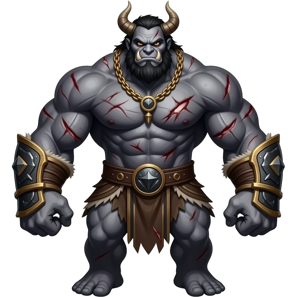 A vicious Nephilim giant from biblical ancient times emoji