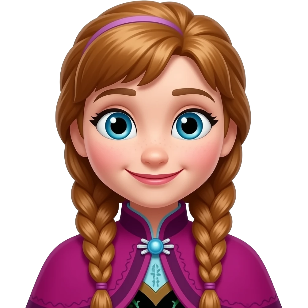 princess anna wity more emoji eyes emoji