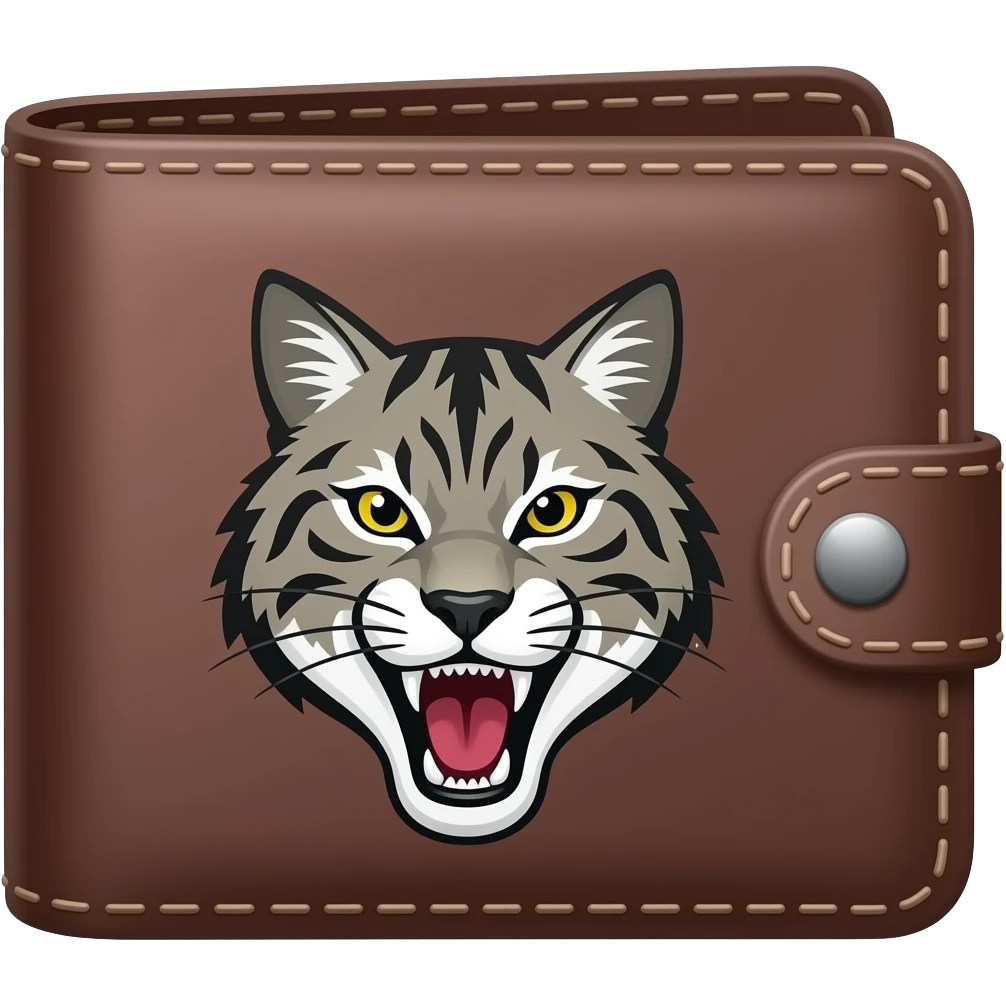 Moncton wildcats Man's wallet emoji