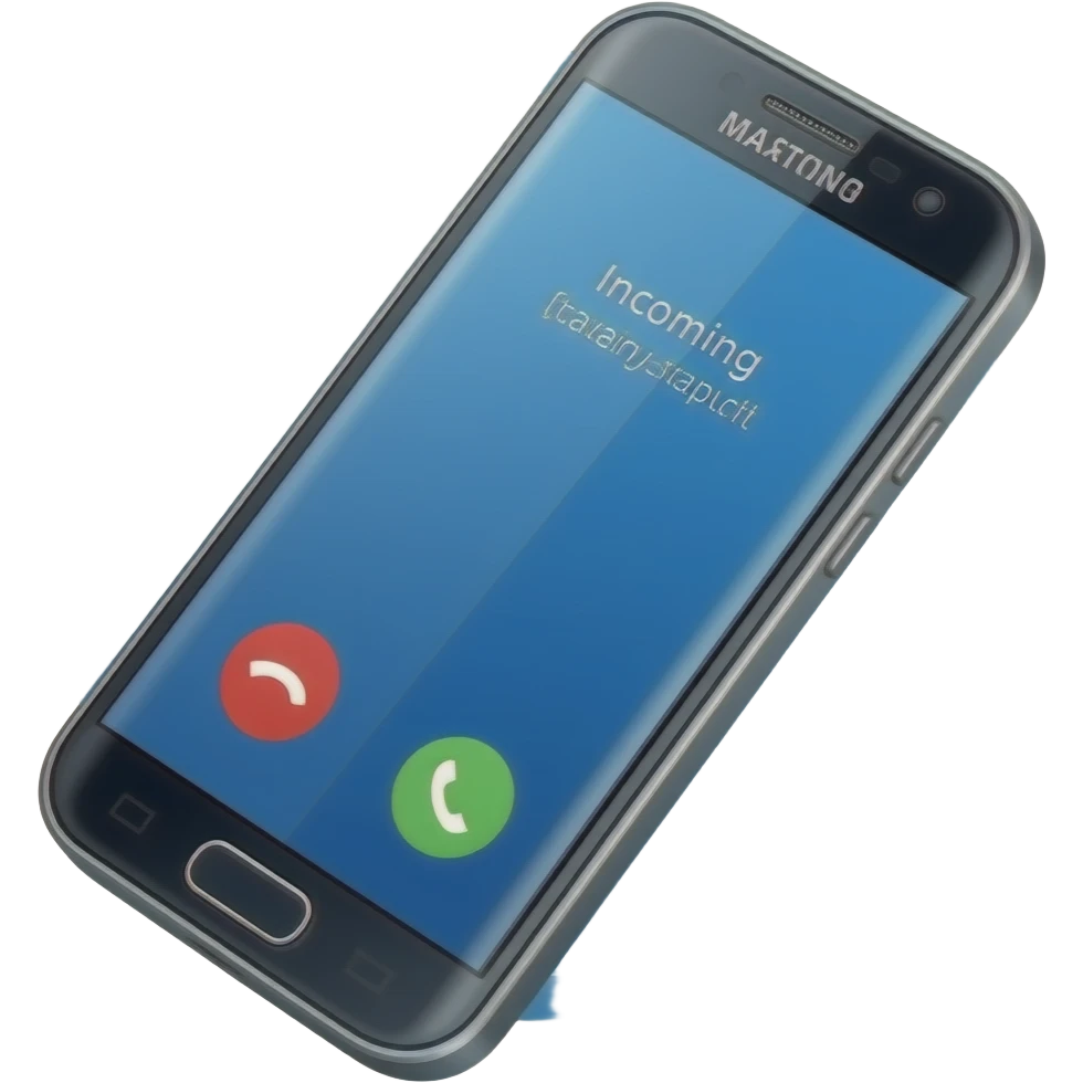 Incoming 📞  Samsung emoji