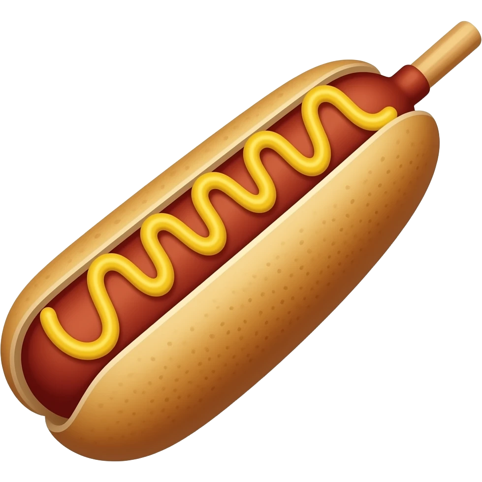 Corean corn dog emoji