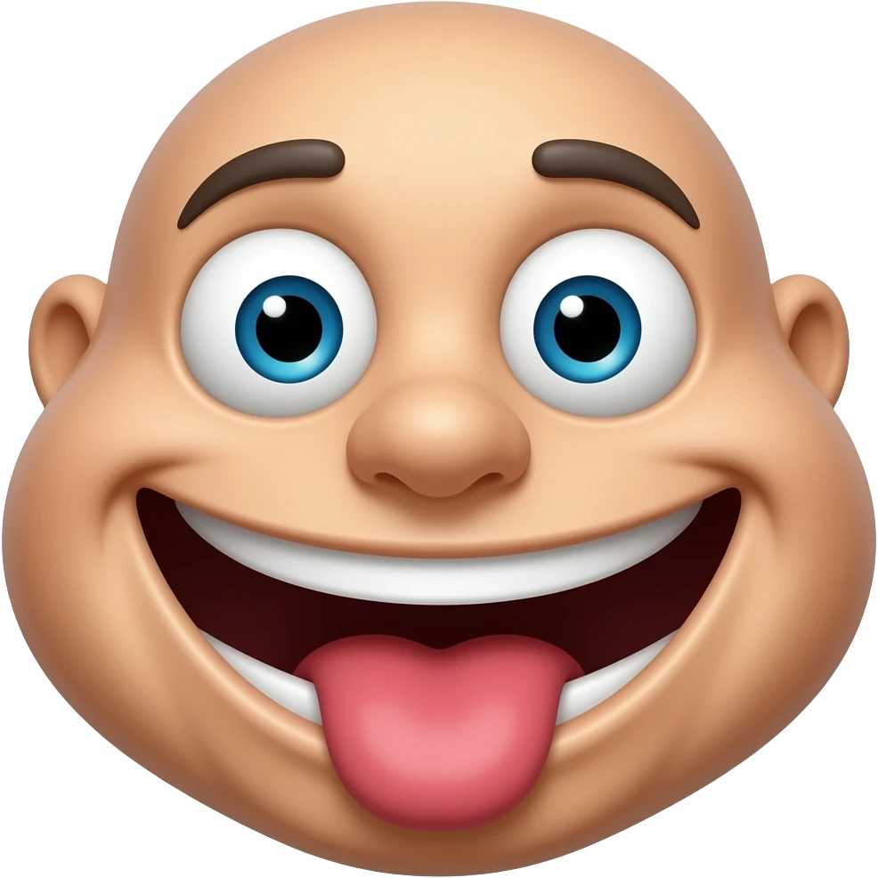 Distorted Emoji bulge emoji