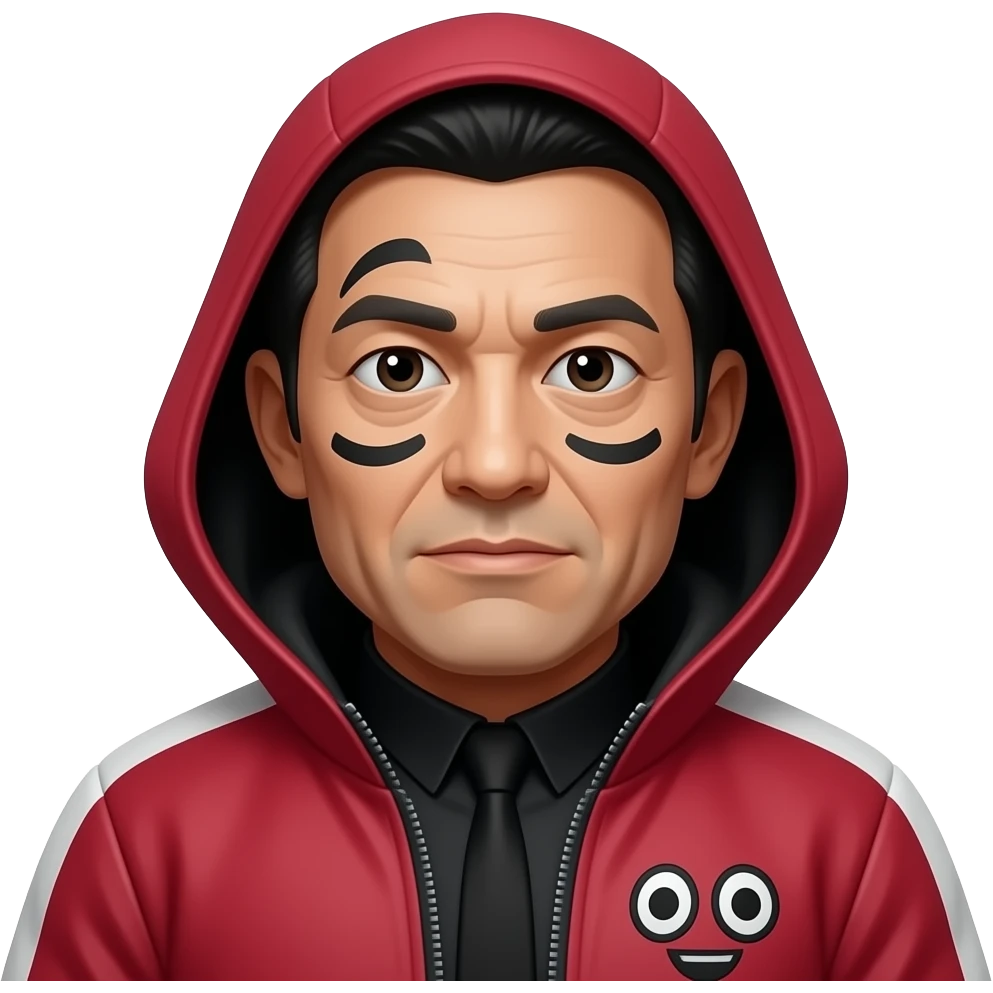 Among us Imposter that looks like frontman from squidgame emoji