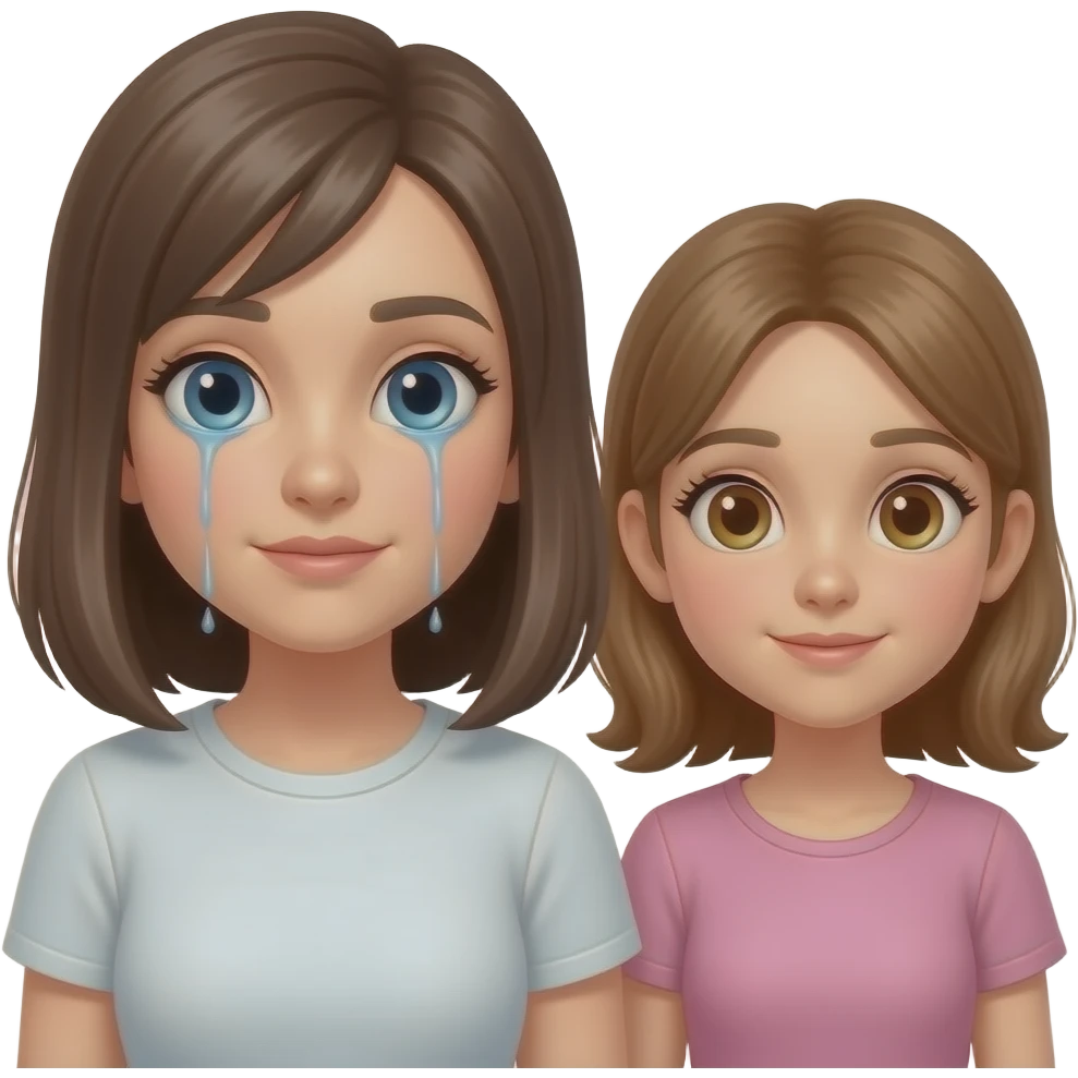 Mom has cum dripping from face, teen daughter beside her emoji