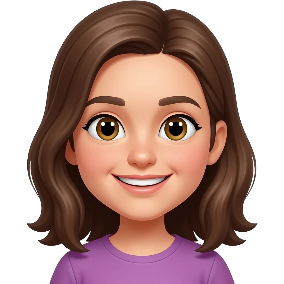 a girl with funny smirky quirky playful mischievous smile emoji